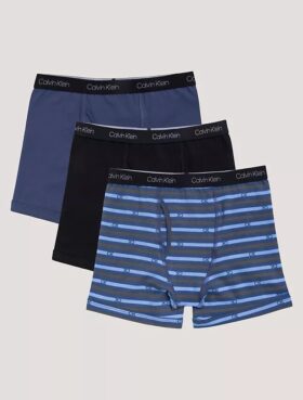 Set de 3 Boxeri Cotton Stretch pentru băieți
