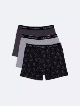 Set de 3 Boxeri Cotton Stretch pentru băieți