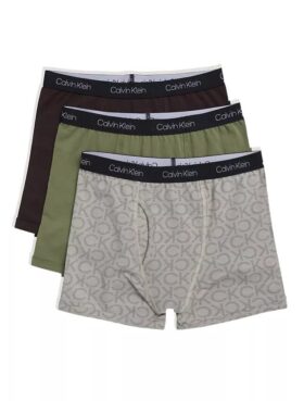 Set de 3 Boxeri Cotton Stretch pentru băieți