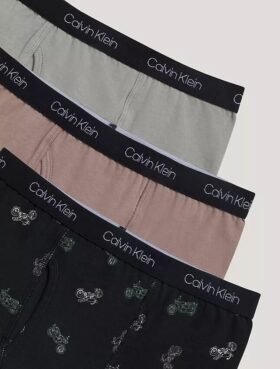 Set de 3 Boxeri Cotton Stretch pentru băieți