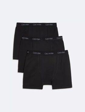 Set de 3 Boxeri Cotton Stretch pentru băieți