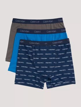 Set de 3 Boxeri Cotton Stretch pentru băieți