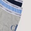 Set de 3 Boxeri din bumbac Cotton Stretch cu Monogram pentru băieți