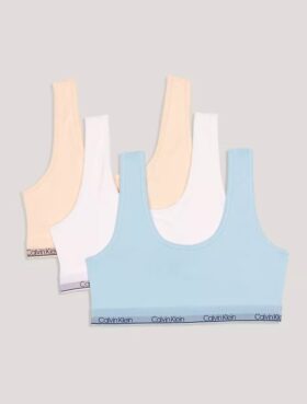 Set de 3 Bralette cu decolteu rotund pentru fete