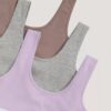 Set de 3 Bralette din Cotton Stretch pentru fete Set de 3 Bralette din Cotton Stretch pentru fete