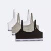 Set de 3 Bralette scurte moderne din Modern Cotton pentru fete