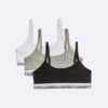 Set de 3 Bralette scurte moderne din Modern Cotton pentru fete