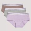 Set de 3 chiloți Hipster Cotton Stretch pentru fete