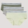 Set de 3 chiloți Hipster Cotton Stretch pentru fete