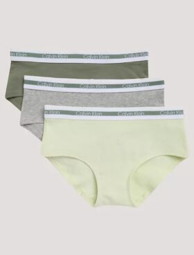 Set de 3 chiloți Hipster Cotton Stretch pentru fete