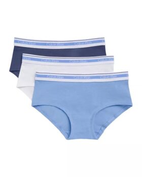 Set de 3 chiloți Hipster Cotton Stretch pentru fete