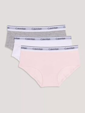 Set de 3 chiloți Hipster din Cotton Stretch pentru fete