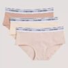 Set de 3 chiloți Hipster din Cotton Stretch pentru fete