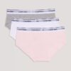 Set de 3 chiloți Hipster din Cotton Stretch pentru fete
