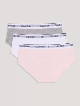 Set de 3 chiloți Hipster din Cotton Stretch pentru fete