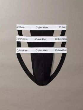 Set de 3 jock-strap-uri Icon Cotton Stretch