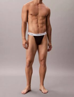 Set de 3 jock-strap-uri Icon Cotton Stretch