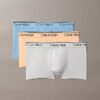 Set de 3 Low Rise Trunks din microfibră elastică Set de 3 Low Rise Trunks din microfibră elastică