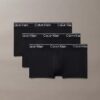 Set de 3 Low Rise Trunks din microfibră elastică Set de 3 Low Rise Trunks din microfibră elastică