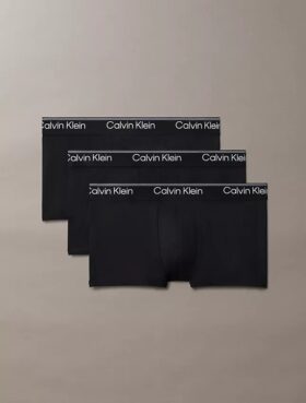 Set de 3 Low Rise Trunks din microfibră elastică