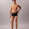 Set de 3 Low Rise Trunks din microfibră elastică Set de 3 Low Rise Trunks din microfibră elastică