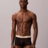 Set de 3 Low Rise Trunks din microfibră elastică Set de 3 Low Rise Trunks din microfibră elastică