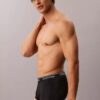 Set de 3 Low Rise Trunks din microfibră elastică Set de 3 Low Rise Trunks din microfibră elastică