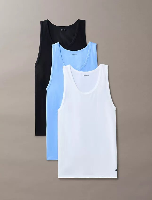 Set de 3 maiouri din Cotton Stretch Set de 3 maiouri din Cotton Stretch