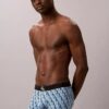 Set de 3 slipuri din bumbac Cotton Stretch cu monogramă grafică