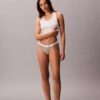 Set de 3 Thongs din bumbac elastic cu nervuri Set de 3 Thongs din bumbac elastic cu nervuri