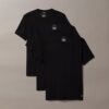 Set de 3 tricouri cu guler rotund, croială slim, din Cotton Stretch