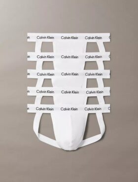 Set de 5 jock strap-uri Cotton Stretch din bumbac elastic