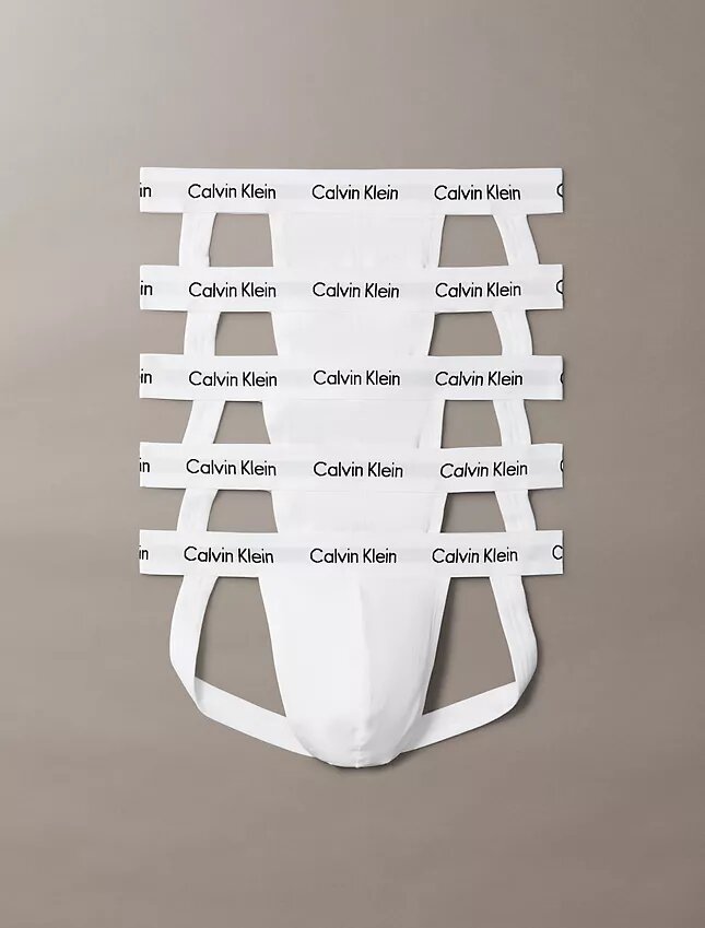 Set de 5 jock strap-uri Cotton Stretch din bumbac elastic Set de 5 jock strap-uri Cotton Stretch din bumbac elastic