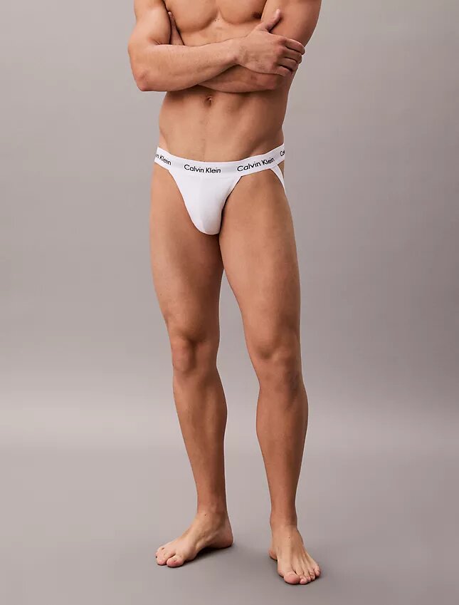 Set de 5 jock strap-uri Cotton Stretch din bumbac elastic Set de 5 jock strap-uri Cotton Stretch din bumbac elastic