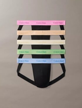 Set de 5 jock strap-uri Icon Cotton Stretch Pride