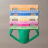 Set de 5 jock strap-uri Icon Cotton Stretch Pride