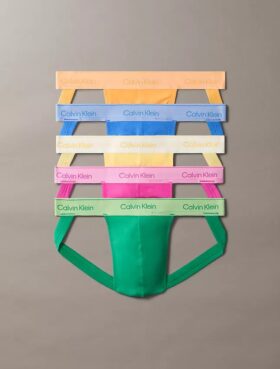 Set de 5 jock strap-uri Icon Cotton Stretch Pride