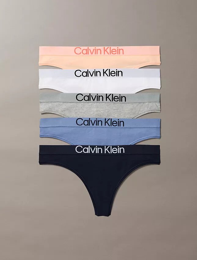 Set de 5 Thong-uri din bumbac Set de 5 Thong-uri din bumbac