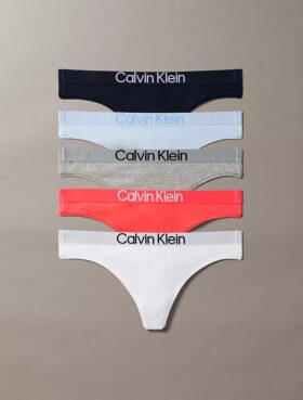 Set de 5 Thong-uri din bumbac