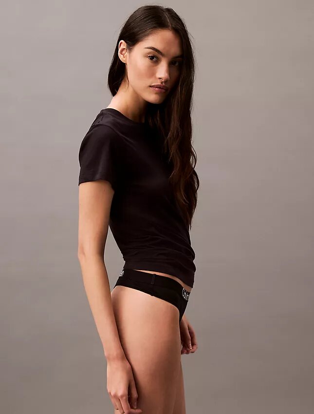 Set de 5 Thong-uri din bumbac Set de 5 Thong-uri din bumbac