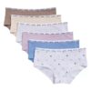 Set de 6 chiloți Hipster din Cotton Stretch pentru fete