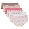 Set de 6 chiloți Hipster din Cotton Stretch pentru fete