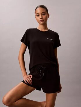 Set tricou și pantaloni scurți din amestec de bumbac și viscoză