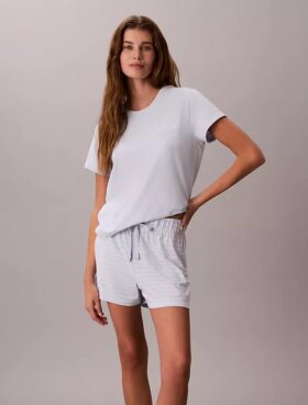 Set tricou și pantaloni scurți din amestec de bumbac și viscoză