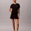 Set tricou și pantaloni scurți din amestec de bumbac și viscoză