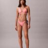 Slip de bikini cu monogramă grafică și legături laterale pentru părți inferioare