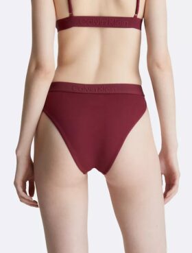 Slip de bikini cu talie înaltă, pentru părți inferioare în nuanțe asortate