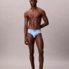 Slipuri din bumbac Cotton Stretch cu monogramă grafică, pachet de 3