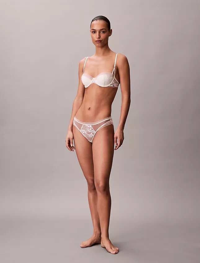 Sutien balconet CK Black Bridal, ușor căptușit Sutien balconet CK Black Bridal, ușor căptușit