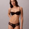 Sutien balconet CK Black Bridal, ușor căptușit Sutien balconet CK Black Bridal, ușor căptușit